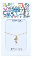 8.5" Gold Flamingo Anklet