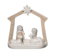 6" Multi Pastel Animal Nativity