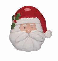 4" Ceramic Santa Head