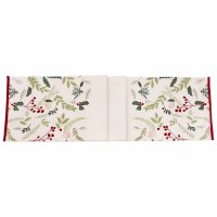 14" x 72" Holly and Berries Table Runner