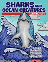 Sharks and Ocean Creatures Children's Coloring Book