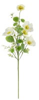 28" Faux Mixed Cream Poppy Spray