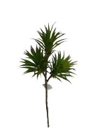 21" Faux Green Sedge Branch