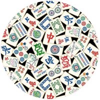 4" Round Mahjong Coaster