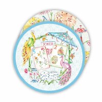 Pack of 20 4" Round Mah Jongg Tile Disposable Coasters