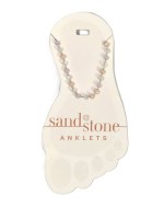 Silver Toned Multi Pastels Bead Anklet