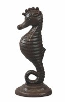 12" Brown Metal Seahorse