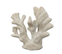 10" Beige Ceramic Coral