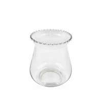 6.5" Clear Glass Vase