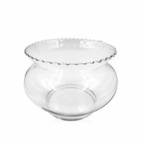 7.5" Clear Glass Vase