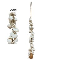 48" White Clam Shell Drop