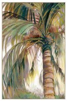 44" x 30" Tropics 2 Framed Coastal Canvas