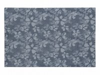 12" x 18" Blue Fiori Vegan Leather Reversible Placemat
