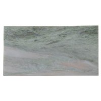 8" x 15" White and Green Marble Cutting Board