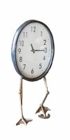 21" Bronze Clock With Bird Feet