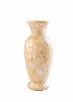 15" Capiz Dots Vase