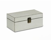 8.5" x 5" White Wood Box