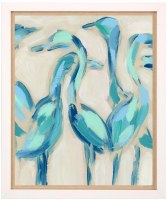 27" x 21 Coastal Birds 1 Framed Print