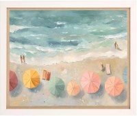 19" x 25" Seas The Day Framed Coastal Print