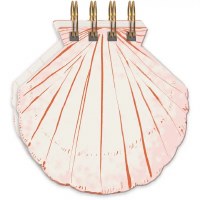 Scallop Shaped Spiral Notepad