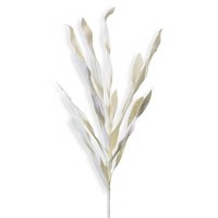 48" Faux White Foam Grass