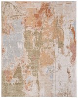 5' x 7.6' Beige and Green Pearson 39SRF Rug