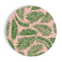 Pack of 16 9" Round Tropical Fronds Paper Plates