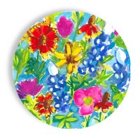 Pack of 24 9" Round Wildflower Paper Plates