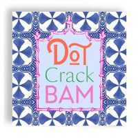 6.5" Sq "Dot Crack Bam" Lunch Napkins