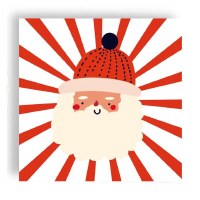 5" Sq Kris Kringle Beverage Napkins