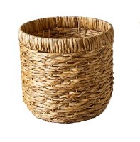 16" Round Brown Woven Basket