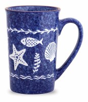 16 Oz Tall Blue Sealife Mug