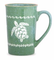 16 Oz Tall Green Sea Turtle Mug