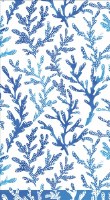 8" x 5" Blue Ocean Tide Guest Towels