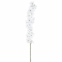 47" Faux White Delphinium Spray
