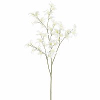 39" Faux Cream Dendrobium Spray