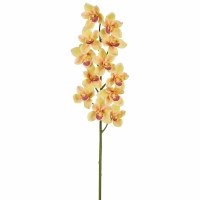 39" Faux Yellow Cymbidium Spray