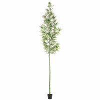 10' Faux Bamboo Tree in a Black Pot