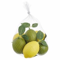 Bag of Six 3.5" Faux Yellow and Green Lemons