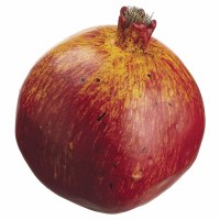3.5" Faux Red and Orange Pomegranate