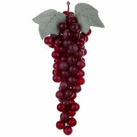 12" Faux Burgundy Grapes