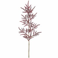 32" Faux Burgundy Bromelia Spray