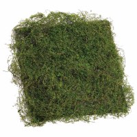 10" Sq Faux Green Moss Sheet