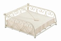 Cream Heart Lunch Napkin Holder