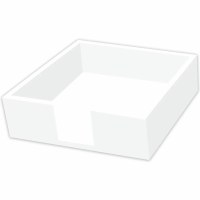 White Wood Lunch Napkin Holder
