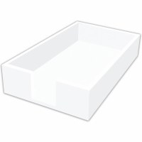 White Wood Guest Towel Holder