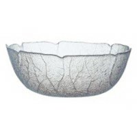 11" Glass Aspen Leaf Bowl 11" Glass Aspen Leaf Bowl