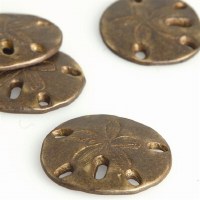 2.5" Brass Sand Dollar Minimals