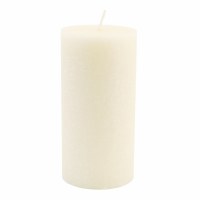 6" x 3" Ivory Unscented Timberline Pillar Candle