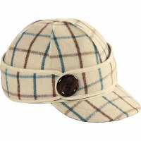 Stomry Kromer Button Up Cap Wintertergreen Plaid 7 SK50390WGPD700